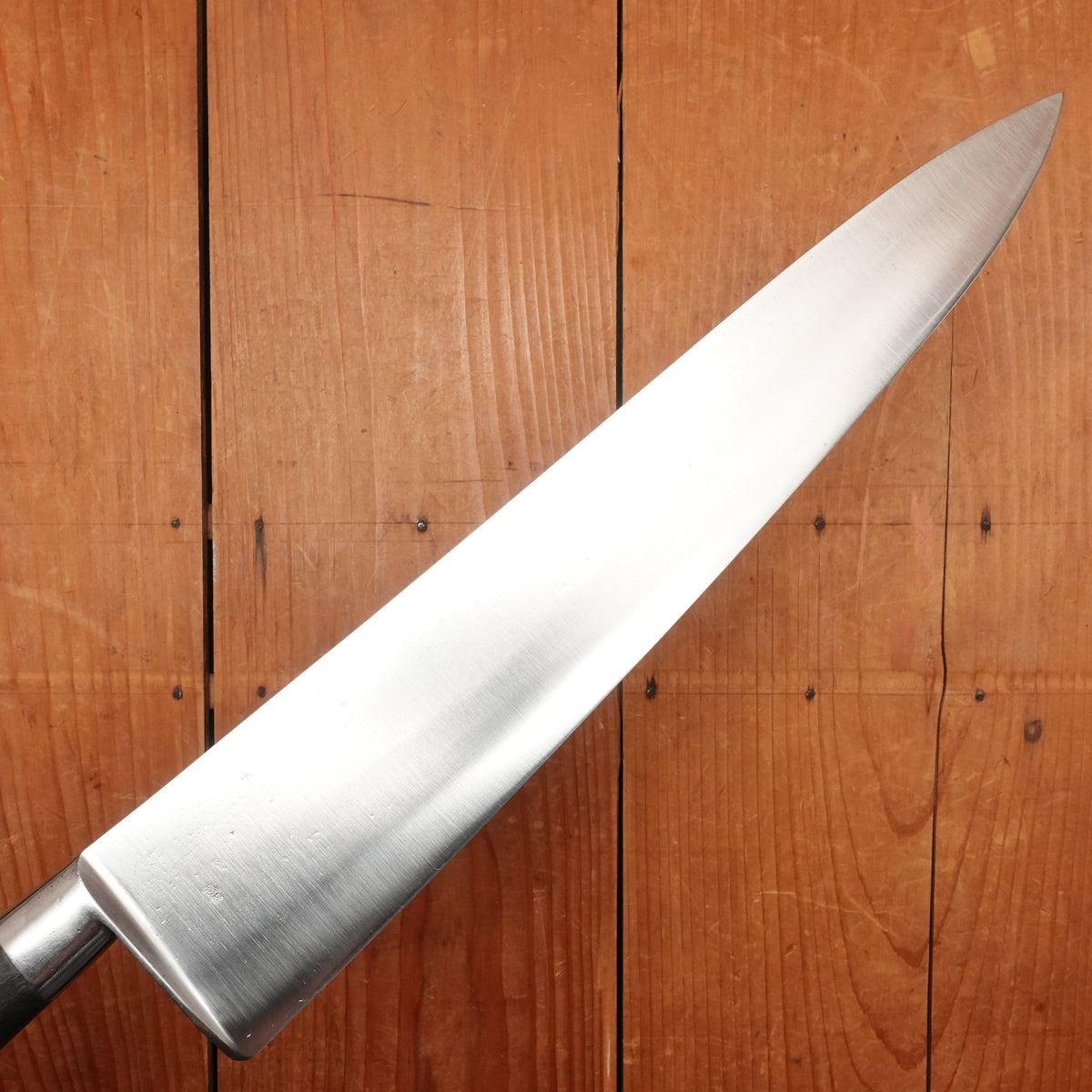 K Sabatier Jeune 12" Chef Knife Early Ideal Pattern Carbon Steel Ebony 1920-50s