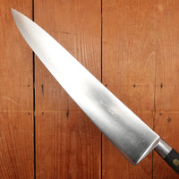 K Sabatier Jeune 12" Chef Knife Early Ideal Pattern Carbon Steel Ebony 1920-50s