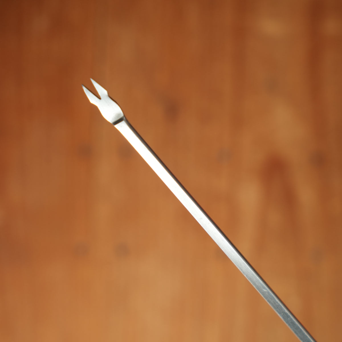 Vintage Wusthof Meat Fondue Fork Set Stainless & Teak 1960-80