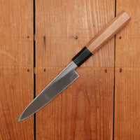 Tanabe Tatara Tanaka x Shimizu 150mm Petty Single Bevel Tamahagane Steel