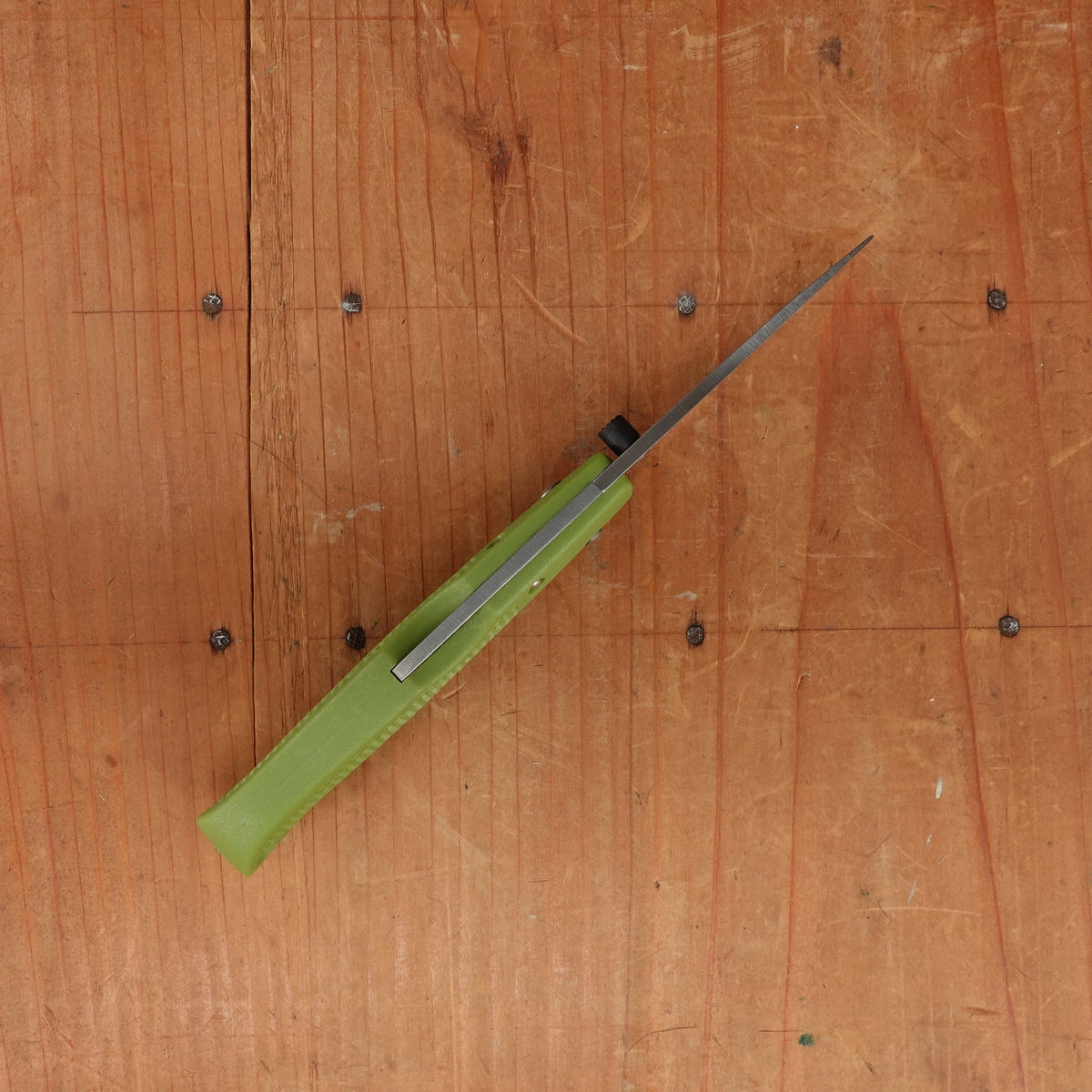 MOKI Coupe Folding Knife AUS-8 Lockback Grilon Olive Green Handle