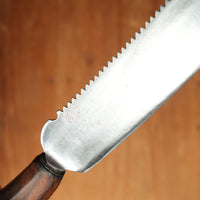 M J Da S Guimaraes 8.75" (Fish?) Knife Carbon Steel Rosewood Portugal