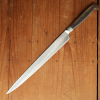 Vintage Jernbolaget 10" Slicer Forged Stainless Macassar Ebony Eskilstuna, Sweden 1950-70