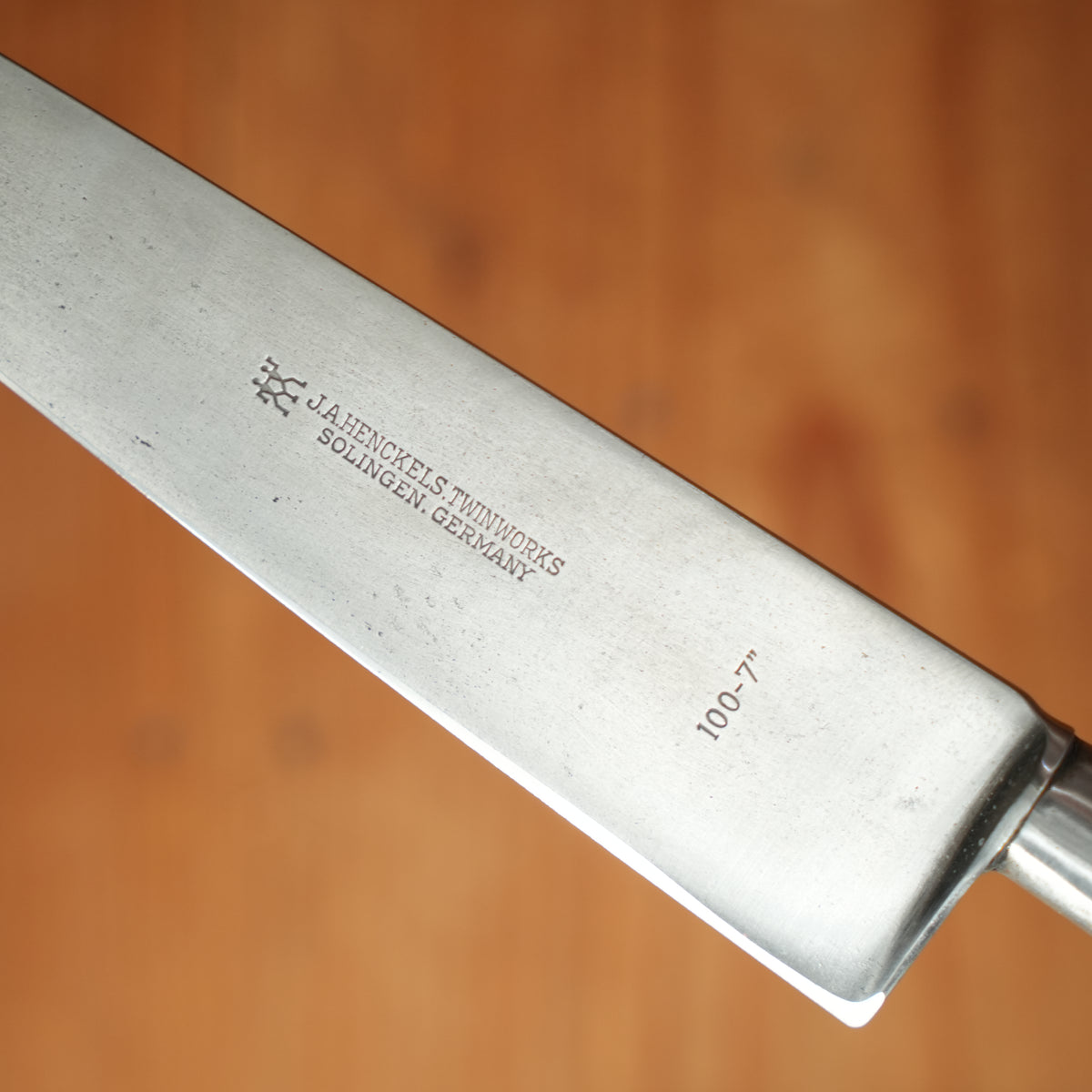J.A. Henckels 7” French Style Chef Knife 100-7” Solingen Germany 1920s 30s