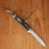 Saint Hubert Bucher Inox 11cm Multiblade Stainless & Horn 1950s?