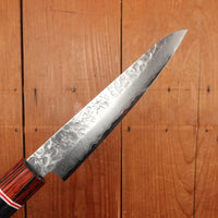 Hitohira HG 150mm Petty Stainless Tsuchime Damascus Pakka Handle