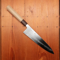 Konosuke Sakai Fujiyama FM 225mm Gyuto Shirogami 1 Ho Wood Handle with Saya