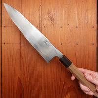 Konosuke Sakai Fujiyama FM 225mm Gyuto Shirogami 1 Ho Wood Handle with Saya