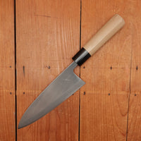 Hitohira Gorobei 180mm Deba Shirogami 3 Ho Wood (D-Shape) - LEFTY