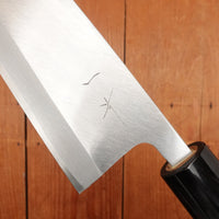 Hitohira Gorobei 180mm Deba Shirogami 3 Ho Wood (D-Shape) - LEFTY