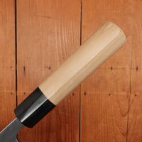 Hitohira Gorobei 180mm Deba Shirogami 3 Ho Wood (D-Shape) - LEFTY