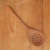 Lancaster Cast Iron Black Cherry Strainer Spoon