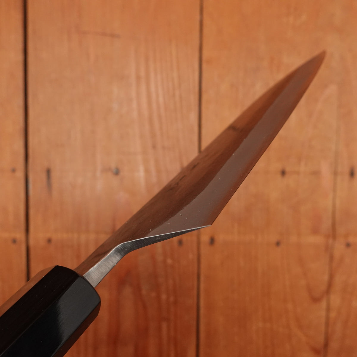 Hitohira TD 165mm Santoku Stainless Clad Aogami 2 Kurouchi Ho Wood Handle (Octagonal)