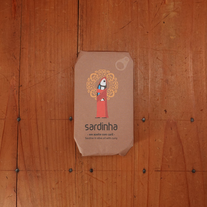 Sardinha Sardines in Olive Oil with Curry - 120g
