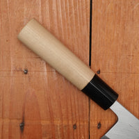 Hitohira Togashi 165mm Deba Shirogami 2 Ho Wood (D-Shape) with Saya