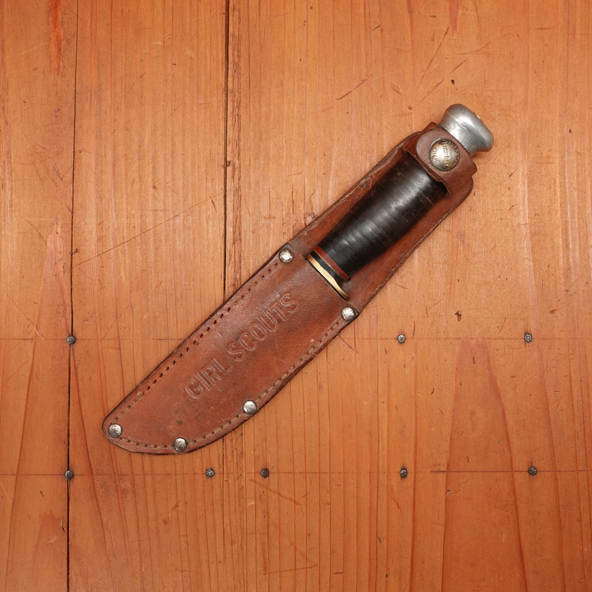 Marble's Girl Scouts Knife 4" Sport Pattern Fixed Blade Gladstone, Michigan, USA 1930-35