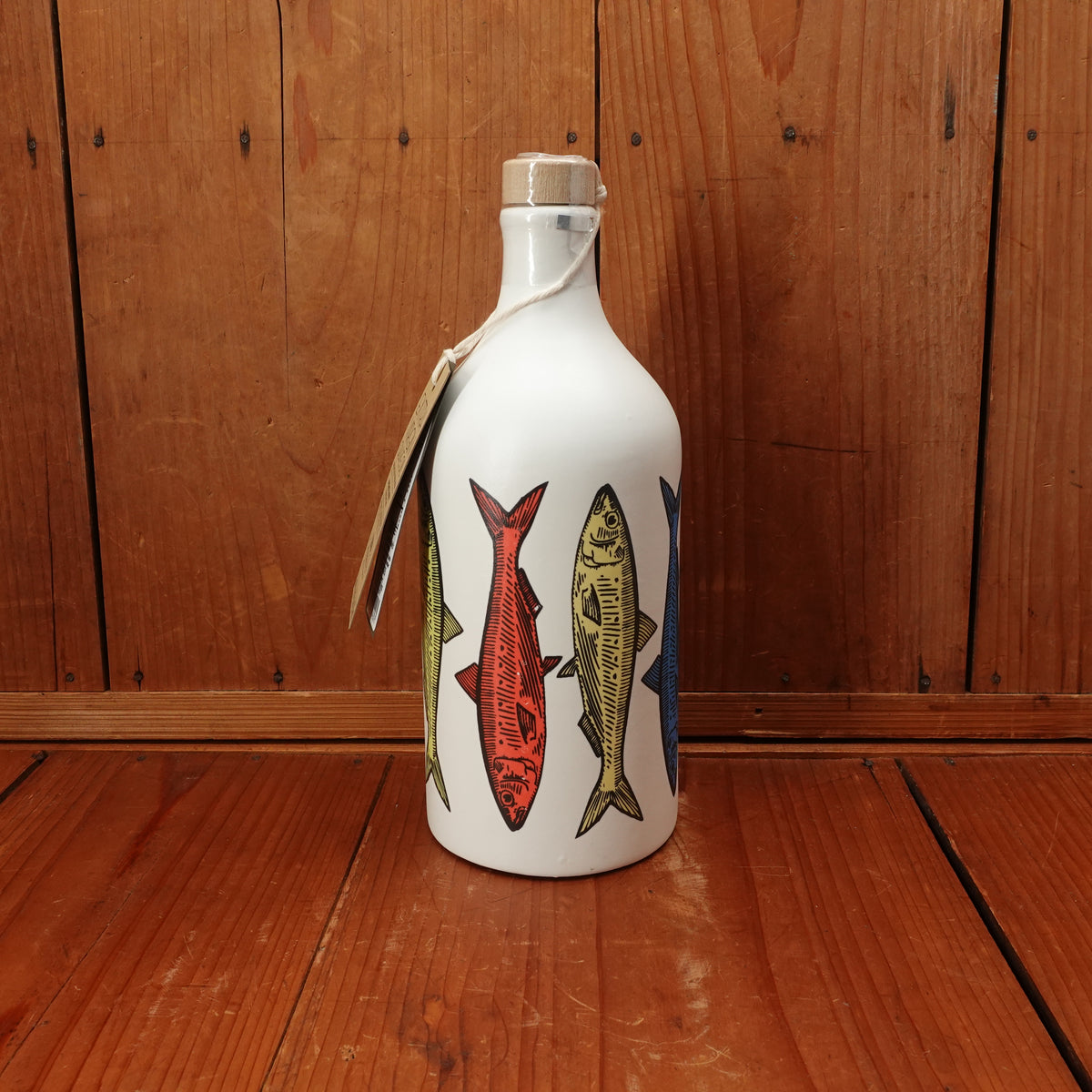 Muraglia Antico Frantoio Intense Fruity Extra Virgin Olive Oil in a Sardine Painted Bottle - 500ml