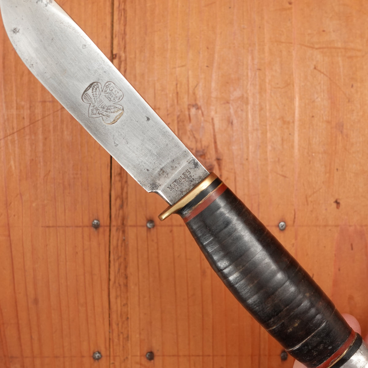 Marble's Girl Scouts Knife 4" Sport Pattern Fixed Blade Gladstone, Michigan, USA 1930-35