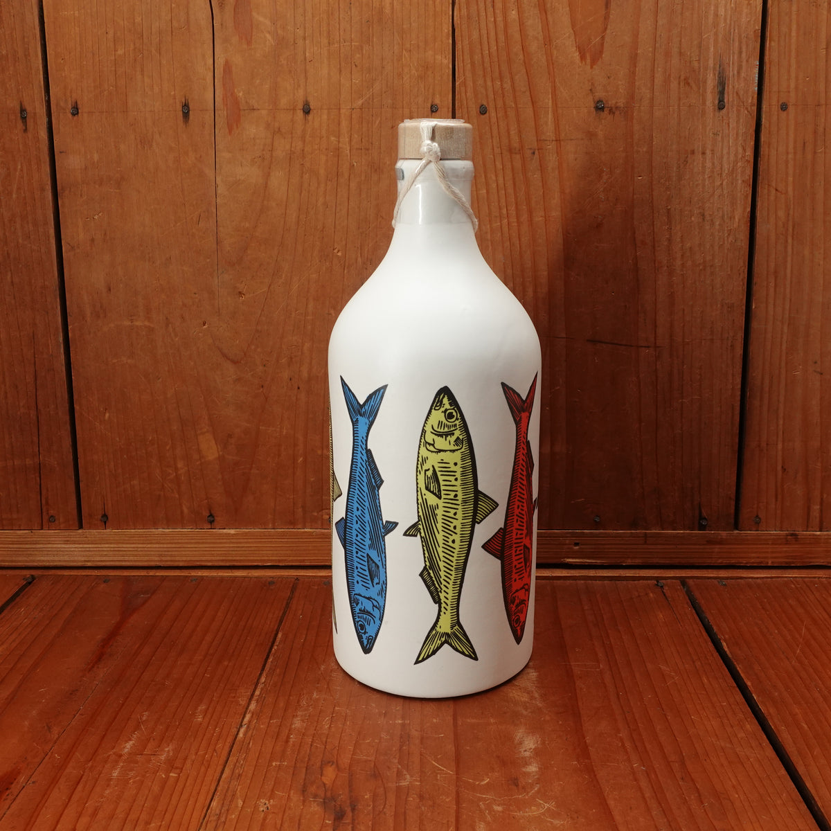 Muraglia Antico Frantoio Intense Fruity Extra Virgin Olive Oil in a Sardine Painted Bottle - 500ml