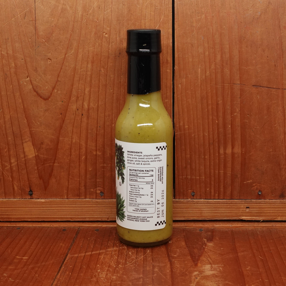 Queen Majesty Jalapeño Tequila & Lime Hot Sauce - 5oz