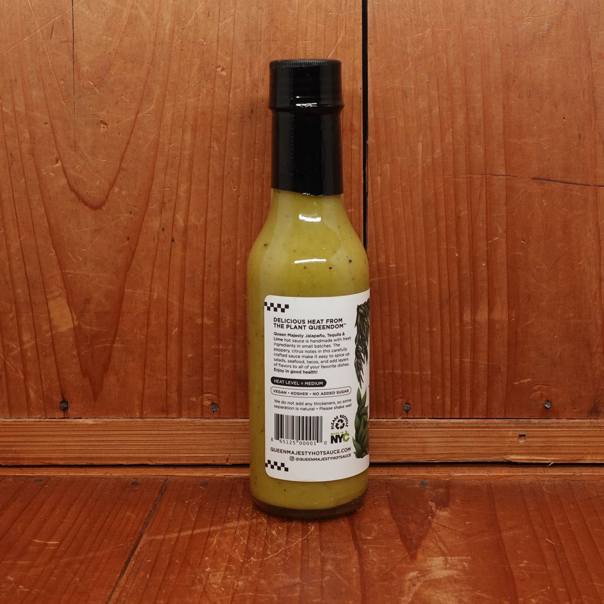 Queen Majesty Jalapeño Tequila & Lime Hot Sauce - 5oz