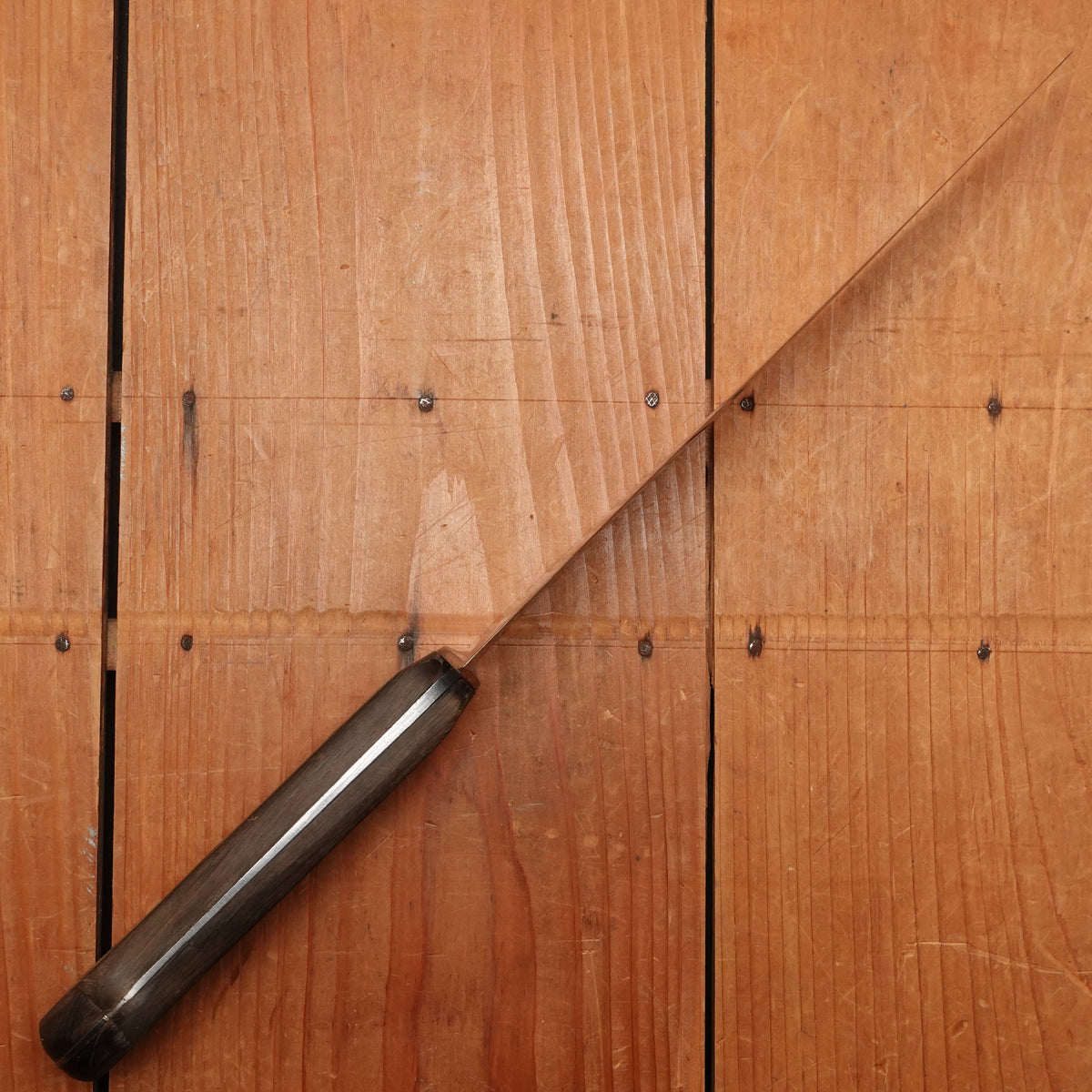Wester Bros 8" Chef Knife Hand Forged Carbon Steel Solingen, Germany 1950s