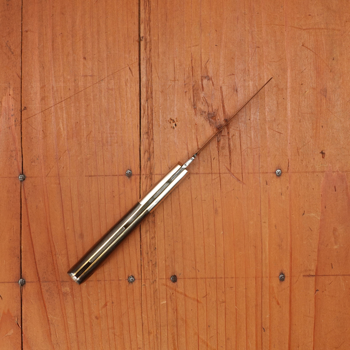 Geo Wostenholm IXL 3 3/8" Barlow Clip Point Dark Oak Sheffield Eng.