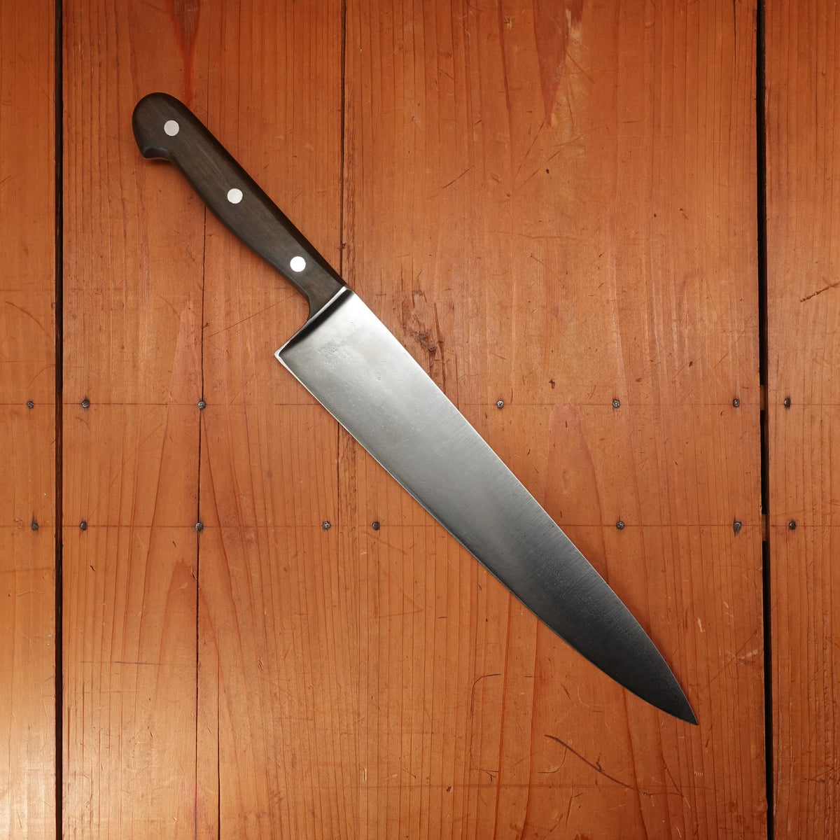 Unmarked 10.5" Chef Knife Carbon Steel Solingen 1960s