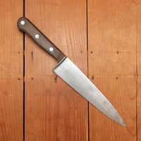 Wester Bros 8" Chef Knife Hand Forged Carbon Steel Solingen, Germany 1950s