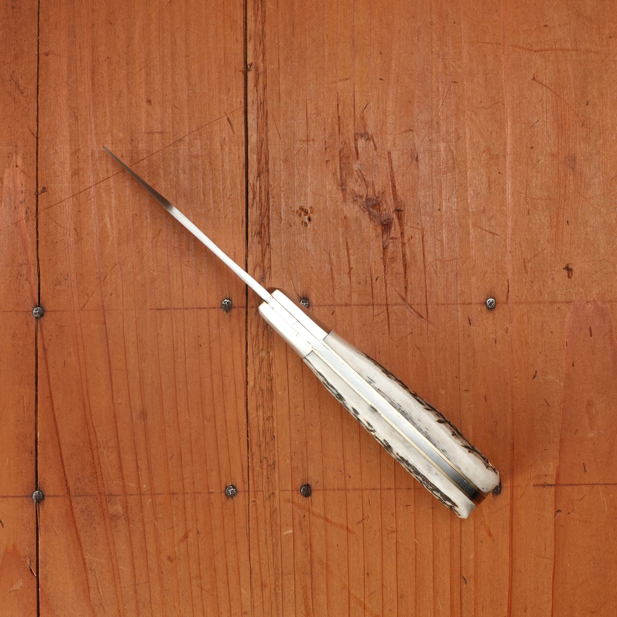 A Wright & Son 3 1/2" Barlow Clip Point Stag