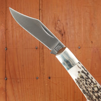 A Wright & Son 3 1/2" Barlow Clip Point Stag
