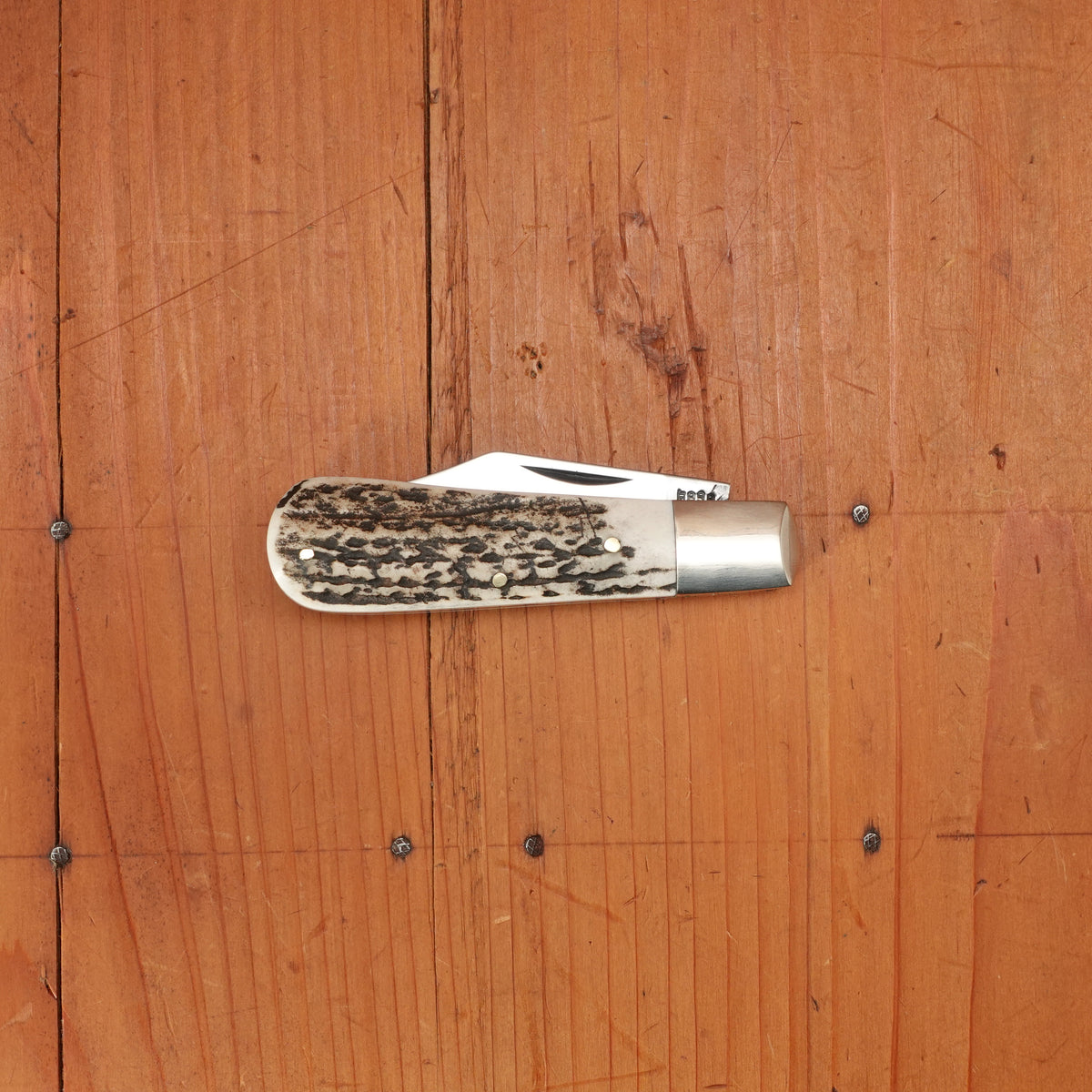 A Wright & Son 3 1/2" Barlow Clip Point Stag