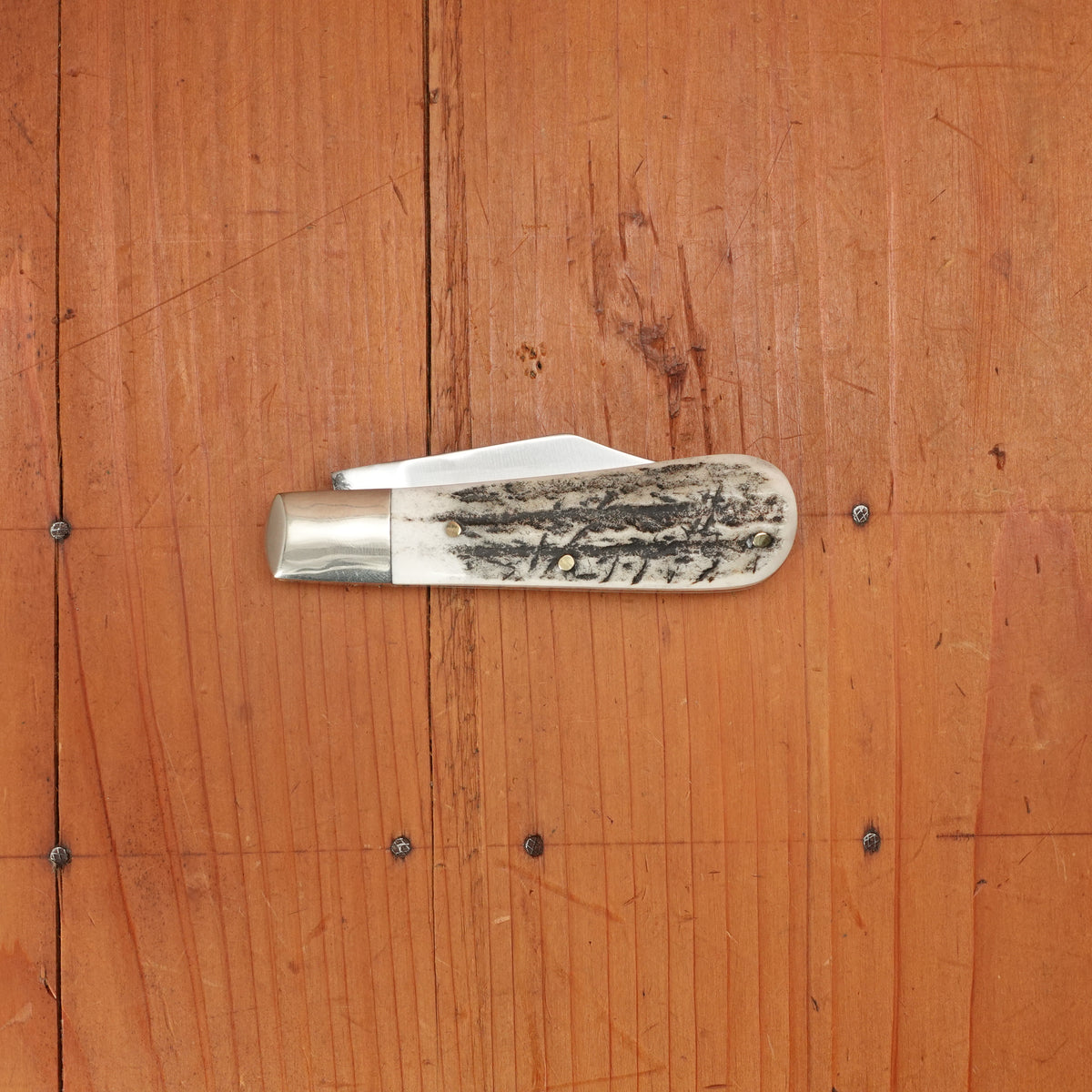 A Wright & Son 3 1/2" Barlow Clip Point Stag