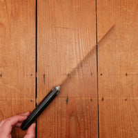 Northampton 8" Bullnose Butcher Carbon Steel Pewter & Ebony W Star 1870s-1920?