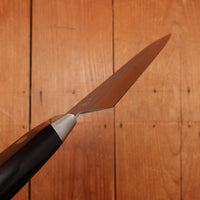 Hitohira Imojiya Kuma 180mm Santoku Aogami 2 Nashiji Tsuchime Western Handle