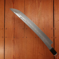 Nigara Hamono 300mm Sakimaru Yanagi Aogami 2 Honyaki Karin Burl Double Horn Handle W Saya