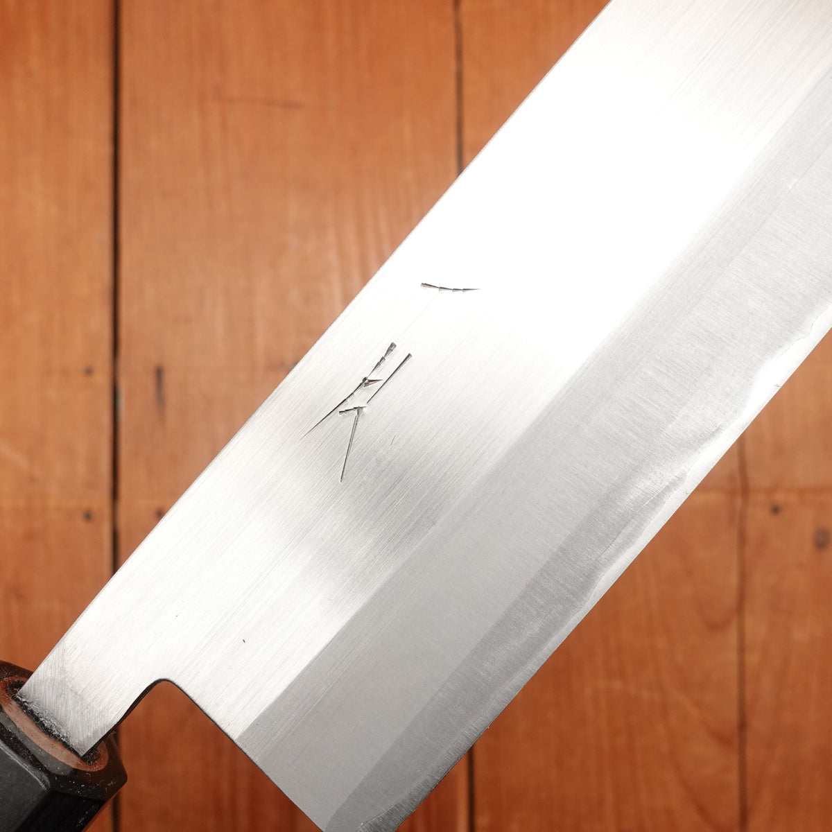 Hitohira Harima 165mm Nakiri Stainless Clad Forged Aogami 2 Migaki Walnut Handle