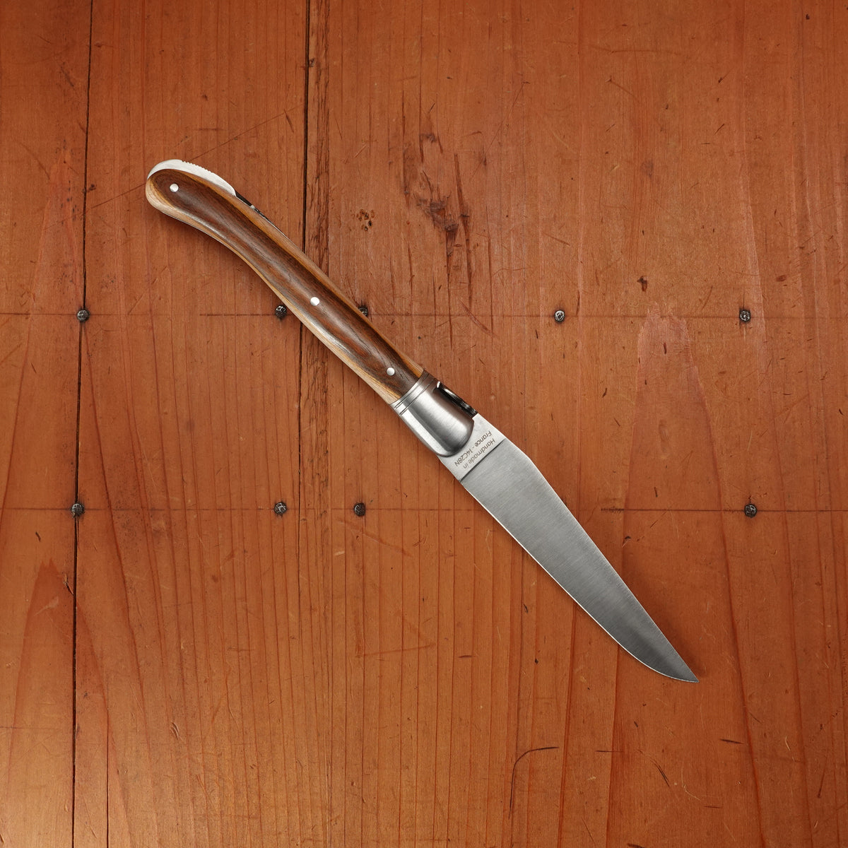 Fontenille Pataud Laguiole Nature 12cm Pocket Knife Stainless Pistachio Lockback