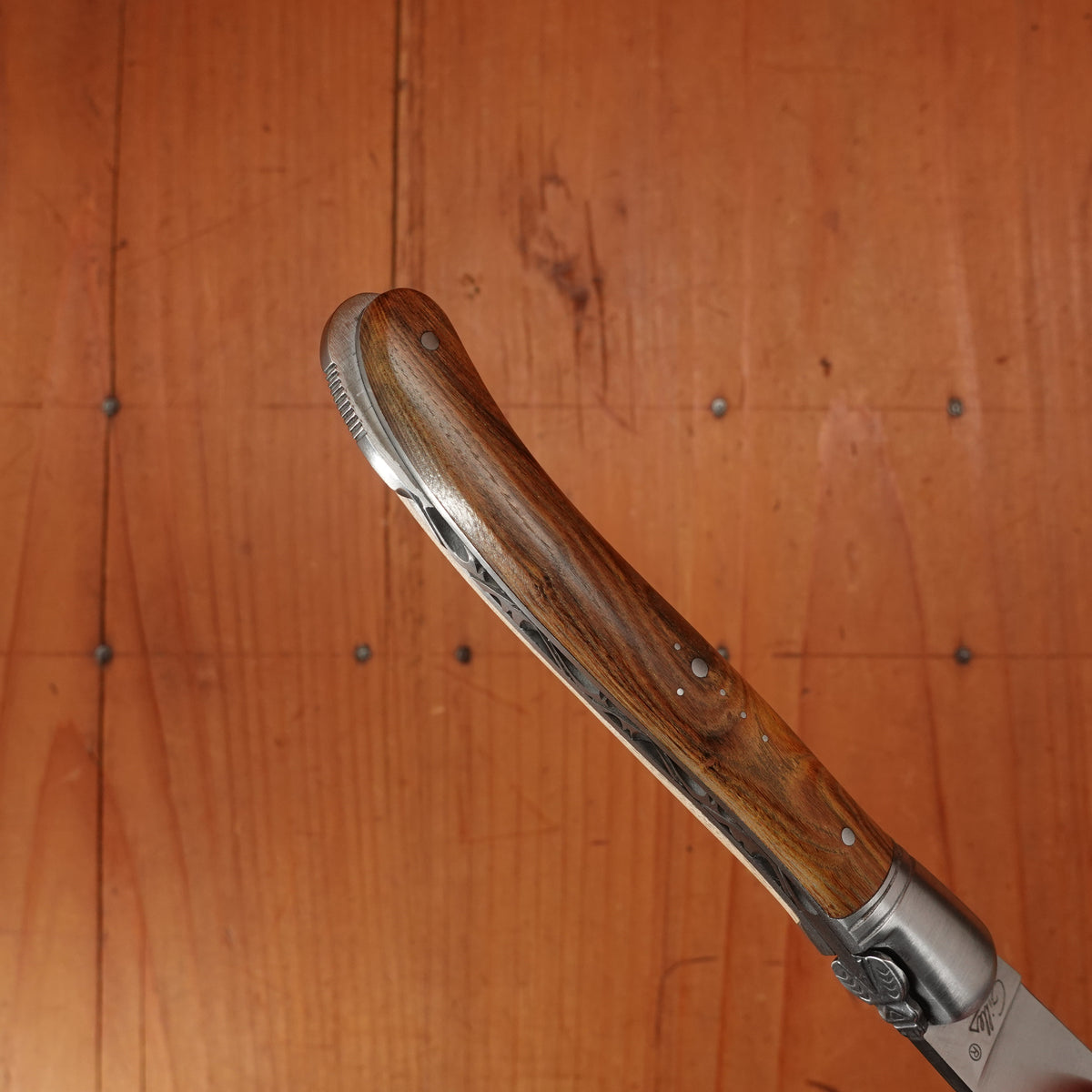 Fontenille Pataud Laguiole Nature 12cm Pocket Knife Stainless Pistachio Lockback