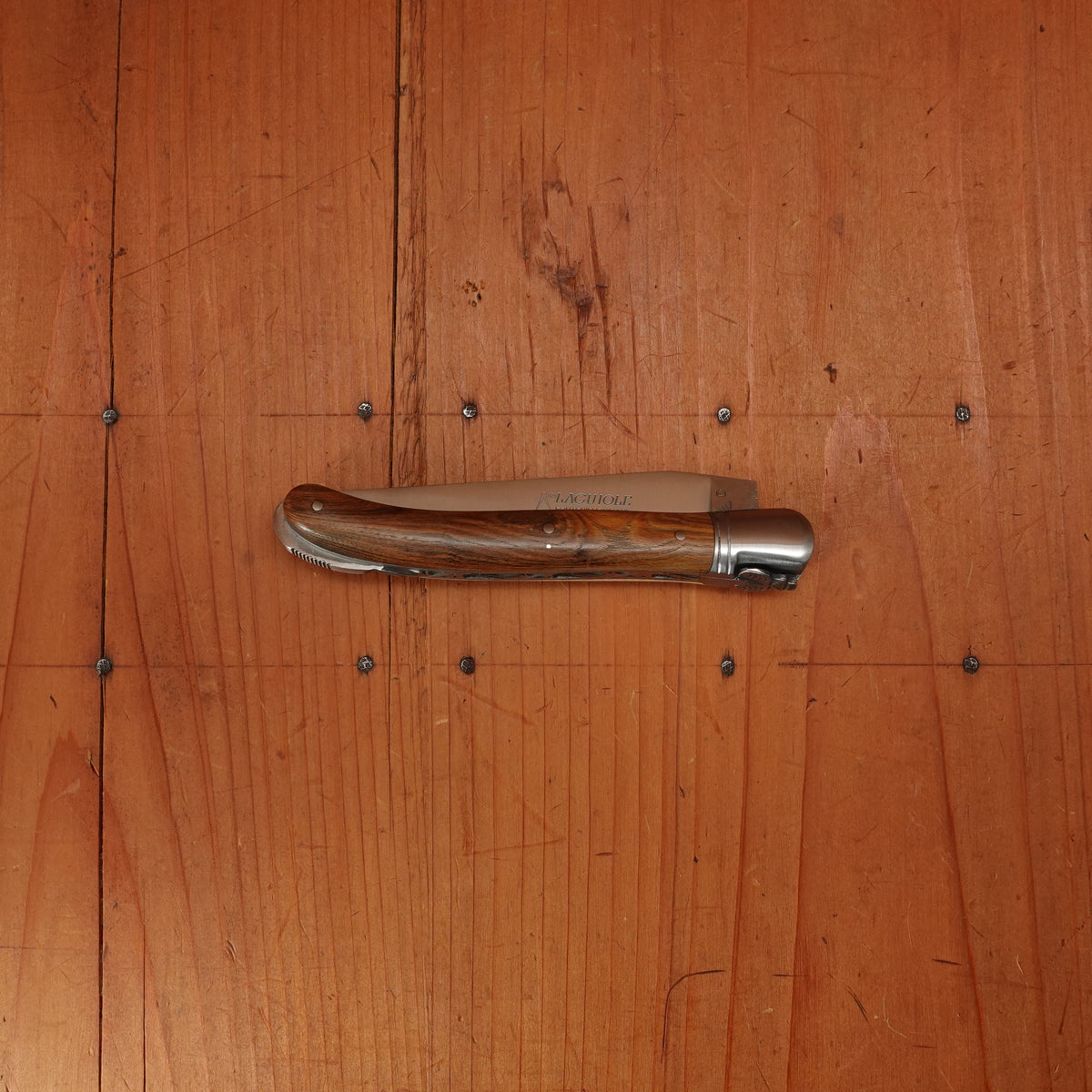 Fontenille Pataud Laguiole Nature 12cm Pocket Knife Stainless Pistachio Lockback