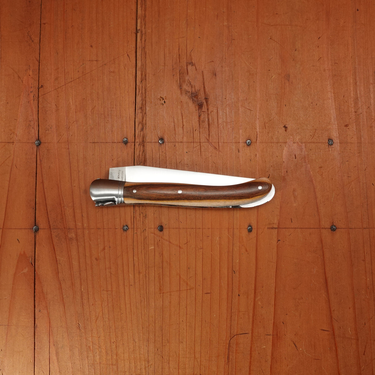 Fontenille Pataud Laguiole Nature 12cm Pocket Knife Stainless Pistachio Lockback