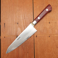 Kogetsu 165mm Gyuto Shirogami 1 Wine Pakka Handle