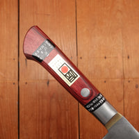 Kogetsu 165mm Gyuto Shirogami 1 Wine Pakka Handle