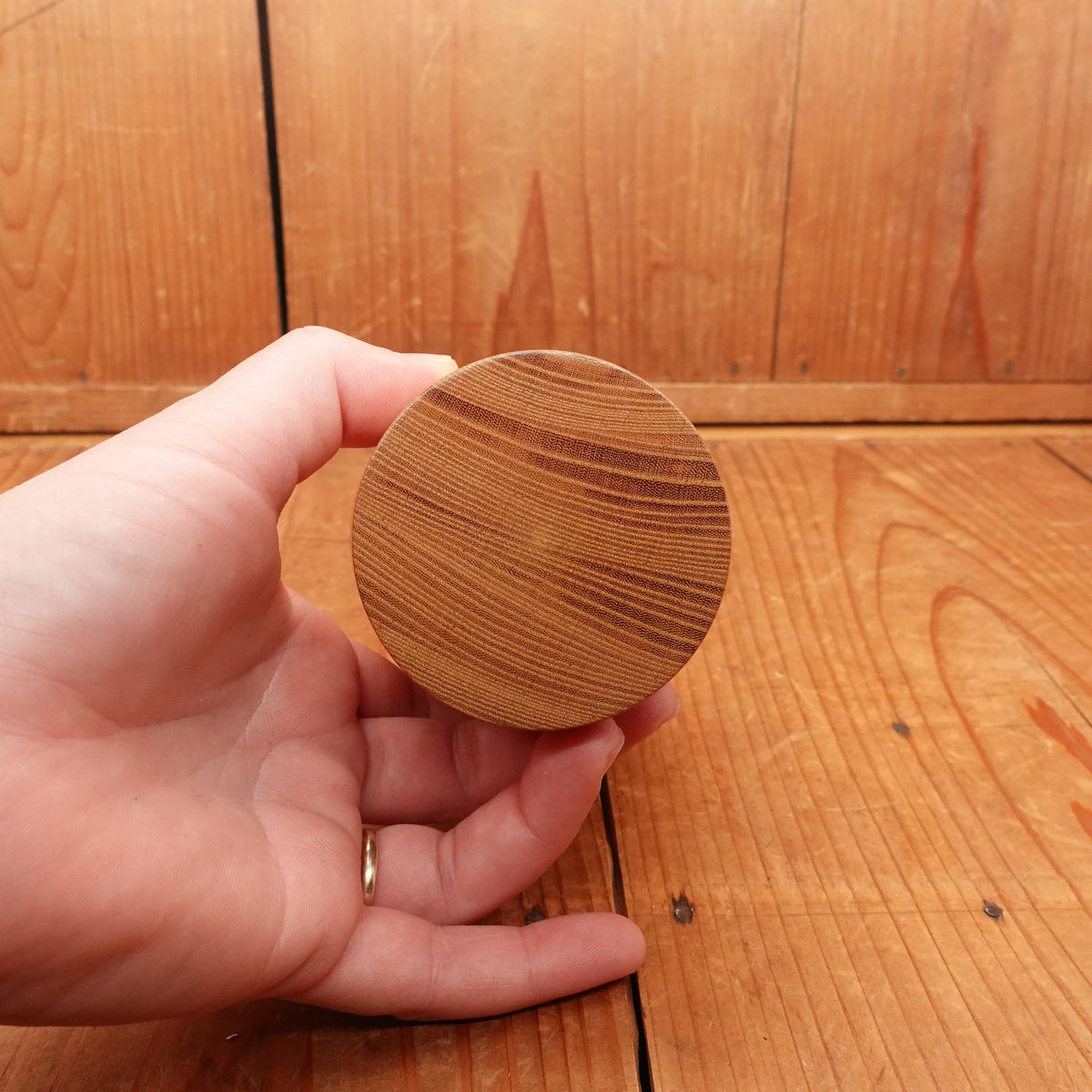 Keyaki Wood Mugihai Handmade Japanese Cup