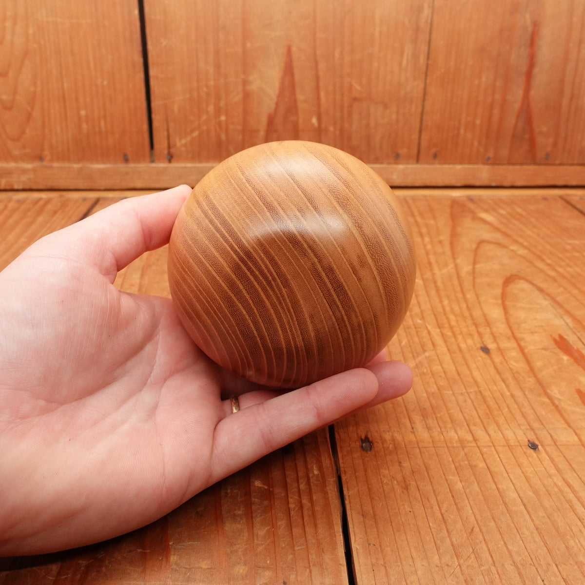 Keyaki Wood Marunomi Handmade Japanese Tea Cup
