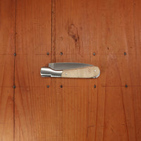 Fontenille Pataud Pialincu 10.5cm Pocket Knife Ash Burl Lockback