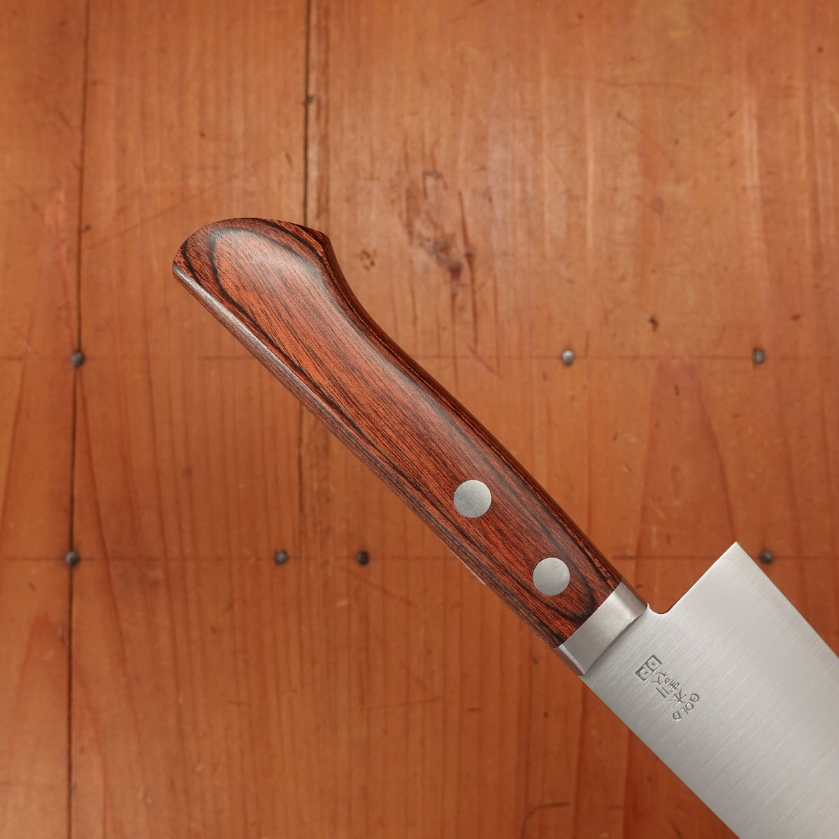 Hitohira Imojiya MZ 145mm Santoku VG1 Imitation Mahogany Handle