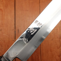 Hatsukokoro Nakagawa 270mm Sakimaru Yanagi Ginsanko Kyomen Ebony Black Buffalo Horn Handle