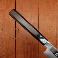 Hatsukokoro Nakagawa 300mm Sakimaru Yanagi Ginsanko Kyomen Ebony Black Buffalo Horn Handle