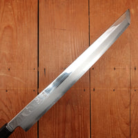 Hatsukokoro Nakagawa 330mm Sakimaru Yanagi Ginsanko Kyomen Ebony Black Buffalo Horn Handle